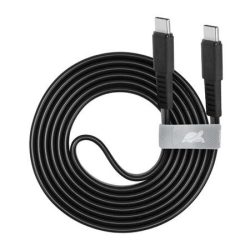 RIVACASE USB kábel, USB-C - USB-C, 1,2 m, RIVACASE "PS6005", fekete RIVACASE USB kábel, USB-C - USB-C, 1,2 m, RIVACASE "PS6005", fekete