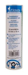 VICTORIA OFFICE Ragasztószalag, 12 mm x 10 m, VICTORIA OFFICE, átlátszó VICTORIA OFFICE Ragasztószalag, 12 mm x 10 m, VICTORIA OFFICE, átlátszó
