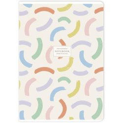 SHKOLYARYK Füzet, tűzött, A4, vonalas, 40 lap, SHOLYARYK "Notebook", vegyes