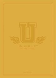 SHKOLYARYK Füzet, tűzött, A5, kockás, 60 lap, SHKOLYARYK "University International", vegyes