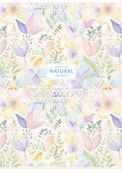 SHKOLYARYK Füzet, tűzött, A4, kockás, 80 lap, SHKOLYARYK "Natural", vegyes SHKOLYARYK Füzet, tűzött, A4, kockás, 80 lap, SHKOLYARYK "Natural", vegyes