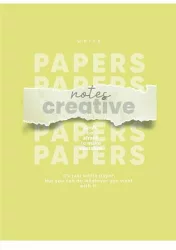 SHKOLYARYK Füzet, tűzött, A4, kockás, 80 lap, SHKOLYARYK "Notes Creative", vegyes