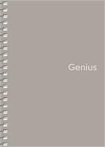 SHKOLYARYK Spirálfüzet, A6, kockás, 80 lap, PP borító, SHKOLYARYK "Genius", vegyes SHKOLYARYK Spirálfüzet, A6, kockás, 80 lap, PP borító, SHKOLYARYK "Genius", vegyes