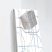 SIGEL Mágneses üvegtábla, 100x65 cm, SIGEL "Artverum®  fehér