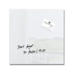 SIGEL Mágneses üvegtábla, 30x30 cm, SIGEL "Artverum® ", fehér SIGEL Mágneses üvegtábla, 30x30 cm, SIGEL "Artverum® ", fehér