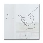 SIGEL Mágneses üvegtábla, 48x48x1,5 cm, SIGEL "Artverum® ", vonalrajzos SIGEL Mágneses üvegtábla, 48x48x1,5 cm, SIGEL "Artverum® ", vonalrajzos