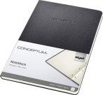 SIGEL Füzet, exkluzív, A5, vonalas, 60 lap, keményfedeles, SIGEL "Conceptum", fekete SIGEL Füzet, exkluzív, A5, vonalas, 60 lap, keményfedeles, SIGEL "Conceptum", fekete