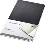 SIGEL Füzet, exkluzív, A5, vonalas, 32 lap, puhafedeles, SIGEL "Conceptum", fekete SIGEL Füzet, exkluzív, A5, vonalas, 32 lap, puhafedeles, SIGEL "Conceptum", fekete