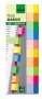   SIGEL Jelölőcímke, papír, 10x50 lap, 15x50 mm, SIGEL "Multicolor", vegyes szín