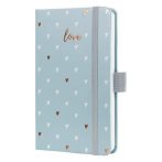 SIGEL Naptár, A6, heti, 2026, kemény borító, SIGEL "Jolie", Grey love SIGEL Naptár, A6, heti, 2026, kemény borító, SIGEL "Jolie", Grey love