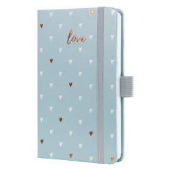 SIGEL Naptár, A6, heti, 2026, kemény borító, SIGEL "Jolie", Grey love SIGEL Naptár, A6, heti, 2026, kemény borító, SIGEL "Jolie", Grey love