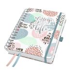 SIGEL Naptár, spirál, A5, heti, 2026, kemény borító, SIGEL "Jolie", Rose Inspiration SIGEL Naptár, spirál, A5, heti, 2026, kemény borító, SIGEL "Jolie", Rose Inspiration