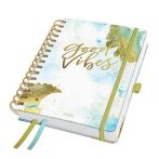 SIGEL Naptár, spirál, A5, heti, 2026, kemény borító, SIGEL "Jolie", Good Vibes SIGEL Naptár, spirál, A5, heti, 2026, kemény borító, SIGEL "Jolie", Good Vibes