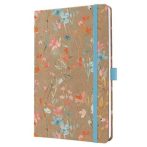   SIGEL Naptár, A5, heti, 2026, kemény borító, SIGEL "Jolie", Green Floral Serenity