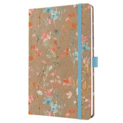 SIGEL Naptár, A5, heti, 2026, kemény borító, SIGEL "Jolie", Green Floral Serenity