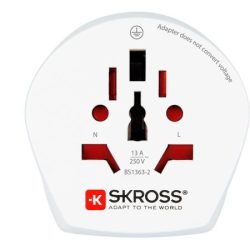 SKROSS Adapter, Ausztráliába, Kínába, Európába utazóknak, földelt, SKROSS SKROSS Adapter, Ausztráliába, Kínába, Európába utazóknak, földelt, SKROSS