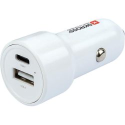 SKROSS Autós töltő, USB-C kábellel, 1xUSB-A, 1xUSB-C PD, 65W, SKROSS SKROSS Autós töltő, USB-C kábellel, 1xUSB-A, 1xUSB-C PD, 65W, SKROSS
