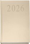 . Naptár, tervező, A5, napi, 2026, bézs . Naptár, tervező, A5, napi, 2026, bézs