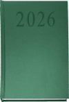 . Naptár, tervező, A5, napi, 2026, zöld . Naptár, tervező, A5, napi, 2026, zöld
