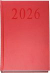 . Naptár, tervező, A5, napi, 2026, bordó . Naptár, tervező, A5, napi, 2026, bordó