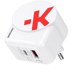 SKROSS Hálózati töltő, 1xUSB-A, 1xUSB-C, PD, 45W, GaN, USB-C kábel, SKROSS SKROSS Hálózati töltő, 1xUSB-A, 1xUSB-C, PD, 45W, GaN, USB-C kábel, SKROSS