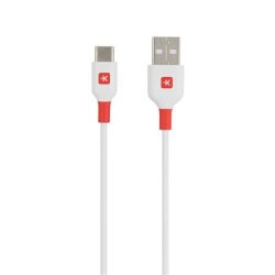 SKROSS Töltőkábel, USB-A/USB-C, 1,2m, SKROSS, fehér SKROSS Töltőkábel, USB-A/USB-C, 1,2m, SKROSS, fehér