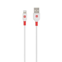 SKROSS Töltőkábel, USB-A/Lightning (Apple), 1,2m, SKROSS, fehér SKROSS Töltőkábel, USB-A/Lightning (Apple), 1,2m, SKROSS, fehér
