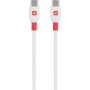 SKROSS Töltőkábel, USB-C/USB-C, 1,2m, SKROSS, fehér