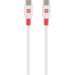 SKROSS Töltőkábel, USB-C/USB-C, 1,2m, SKROSS, fehér SKROSS Töltőkábel, USB-C/USB-C, 1,2m, SKROSS, fehér
