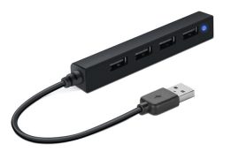 SPEEDLINK USB elosztó-HUB, 4 port, USB 2.0, SPEEDLINK "Snappy Slim" fekete SPEEDLINK USB elosztó-HUB, 4 port, USB 2.0, SPEEDLINK "Snappy Slim" fekete