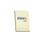   STICK N Öntapadó jegyzettömb, 76x51 mm, 100 lap, STICK N, pasztellsárga