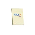 STICK N Öntapadó jegyzettömb, 76x51 mm, 100 lap, STICK N, pasztellsárga STICK N Öntapadó jegyzettömb, 76x51 mm, 100 lap, STICK N, pasztellsárga