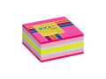   STICK N Öntapadó jegyzettömb, 51x51 mm, 250 lap, STICK N, neon rózsaszín