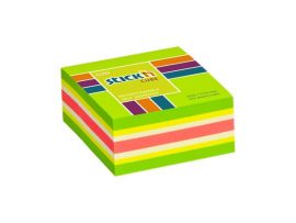 STICK N Öntapadó jegyzettömb, 51x51 mm, 250 lap, STICK N, neon zöld STICK N Öntapadó jegyzettömb, 51x51 mm, 250 lap, STICK N, neon zöld