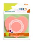 STICK N Öntapadó jegyzettömb, szív alakú, 70x70 mm, 50 lap, STICK N, rózsaszín STICK N Öntapadó jegyzettömb, szív alakú, 70x70 mm, 50 lap, STICK N, rózsaszín