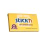  STICK N Öntapadó jegyzettömb, 76x127 mm, 100 lap, STICK N „360°, sárga