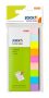   STICK N Jelölőcímke, papír,  9x50 lap, 50x12 mm, STICK N, neon és pasztell mix