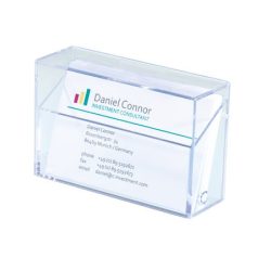 SIGEL Névjegytartó doboz, műanyag, 100 db-os, SIGEL, víztiszta SIGEL Névjegytartó doboz, műanyag, 100 db-os, SIGEL, víztiszta