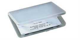 SIGEL Névjegytartó tárca, műanyag, SIGEL, áttetsző SIGEL Névjegytartó tárca, műanyag, SIGEL, áttetsző