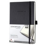 SIGEL Jegyzetfüzet, exkluzív, A5, sima, 97 lap, keményfedeles, SIGEL "Conceptum", fekete SIGEL Jegyzetfüzet, exkluzív, A5, sima, 97 lap, keményfedeles, SIGEL "Conceptum", fekete
