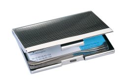 SIGEL Névjegytartó tárca, fém, 20 db-os, SIGEL, ezüst SIGEL Névjegytartó tárca, fém, 20 db-os, SIGEL, ezüst