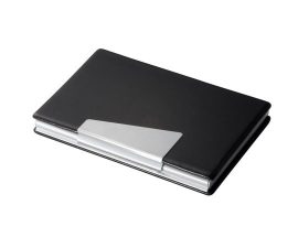 SIGEL Névjegytartó tárca, alumínium/műbőr, 20 db-os, SIGEL SIGEL Névjegytartó tárca, alumínium/műbőr, 20 db-os, SIGEL