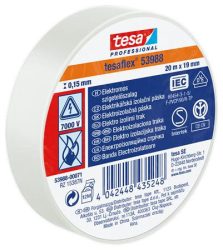 TESA Szigetelőszalag, 19 mm x 20 m, TESA "Professional", fehér TESA Szigetelőszalag, 19 mm x 20 m, TESA "Professional", fehér