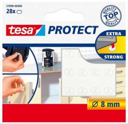 TESA Zaj- és csúszásgátló korong, 8 mm, TESA "Protect", átlátszó TESA Zaj- és csúszásgátló korong, 8 mm, TESA "Protect", átlátszó