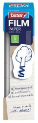 TESA Ragasztószalag, írható, papír, 19 mm x 10 m, TESA "Tesafilm", átlátszó