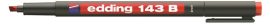 EDDING Alkoholos marker, OHP, 1 mm, EDDING "143 B", piros EDDING Alkoholos marker, OHP, 1 mm, EDDING "143 B", piros