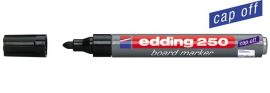 EDDING Tábla- és flipchart marker, 1-3 mm, kúpos, EDDING "250", fekete EDDING Tábla- és flipchart marker, 1-3 mm, kúpos, EDDING "250", fekete