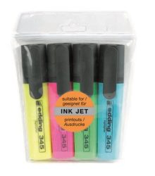 EDDING Szövegkiemelő készlet, 2-5 mm, EDDING "345", 4 külnböző szín EDDING Szövegkiemelő készlet, 2-5 mm, EDDING "345", 4 külnböző szín