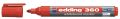   EDDING Tábla- és flipchart marker, 1,5-3 mm, kúpos, EDDING "360", piros