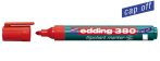 EDDING Flipchart marker, 1,5-3 mm, kúpos, EDDING "380", piros EDDING Flipchart marker, 1,5-3 mm, kúpos, EDDING "380", piros
